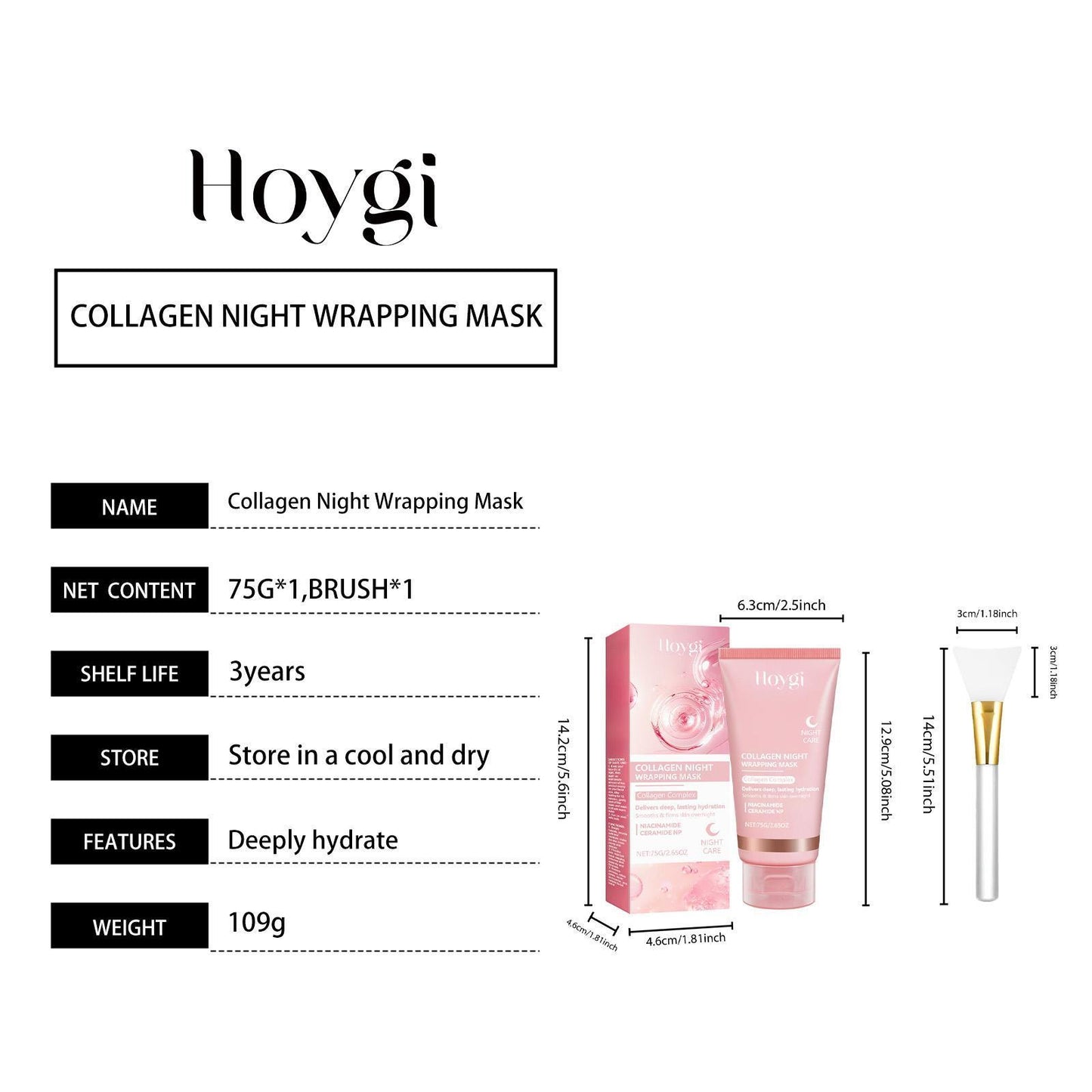 Hoij Collagen Anti-Wrinkle Peel-Off Mask