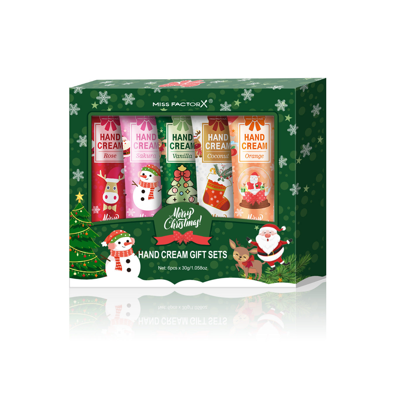 5 Flavors Christmas Hand Cream Set